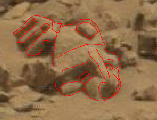 mars anomaly heads d sol 712 was life on mars