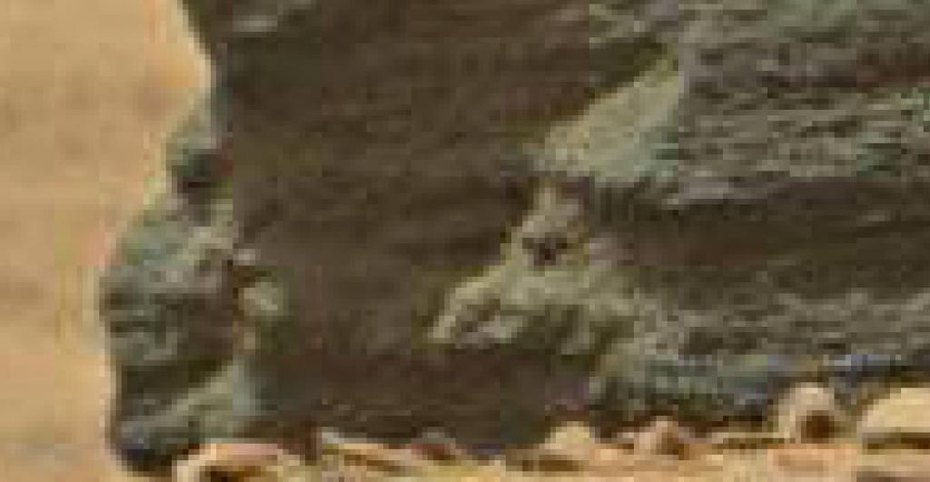 mars anomaly faces on shark fin rock sol 710 was life on mars