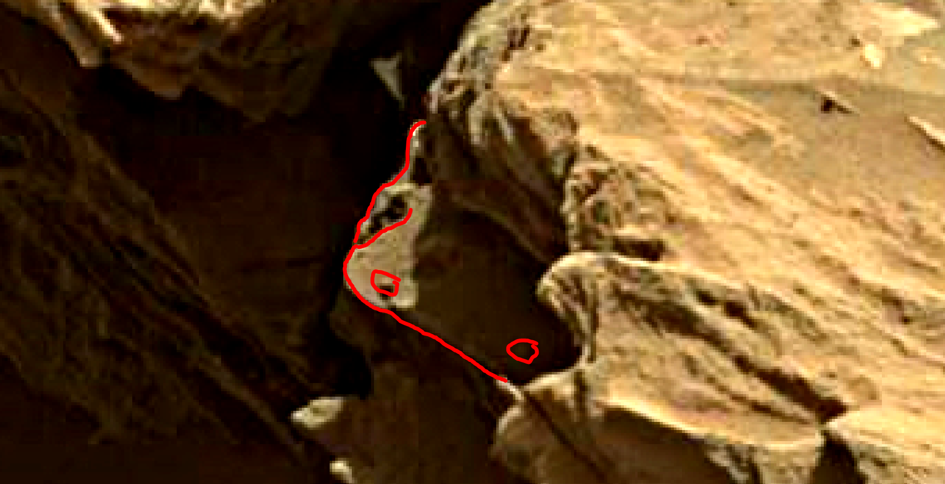 mars sol 1349 anomaly-artifacts 2a was life on mars