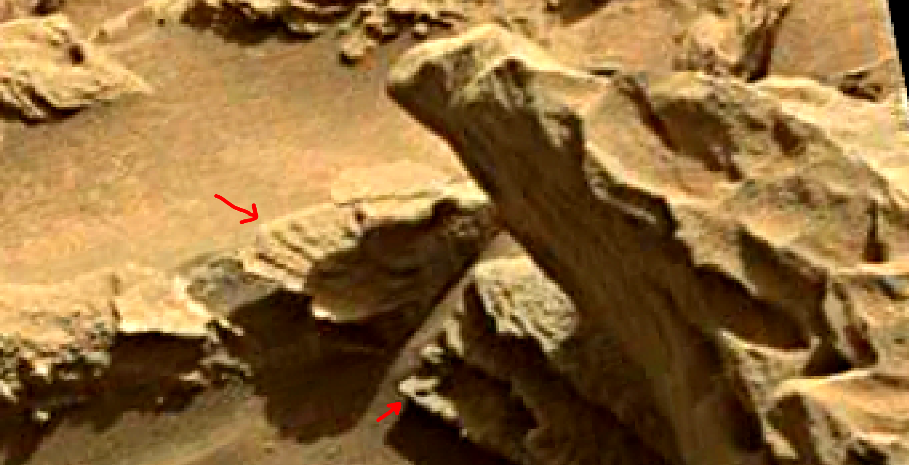 mars sol 1349 anomaly-artifacts 5a was life on mars