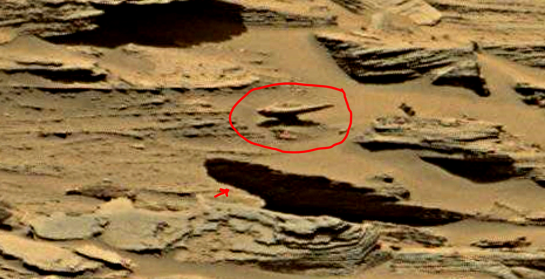 mars sol 1353 anomaly-artifacts 32a1 was life on mars