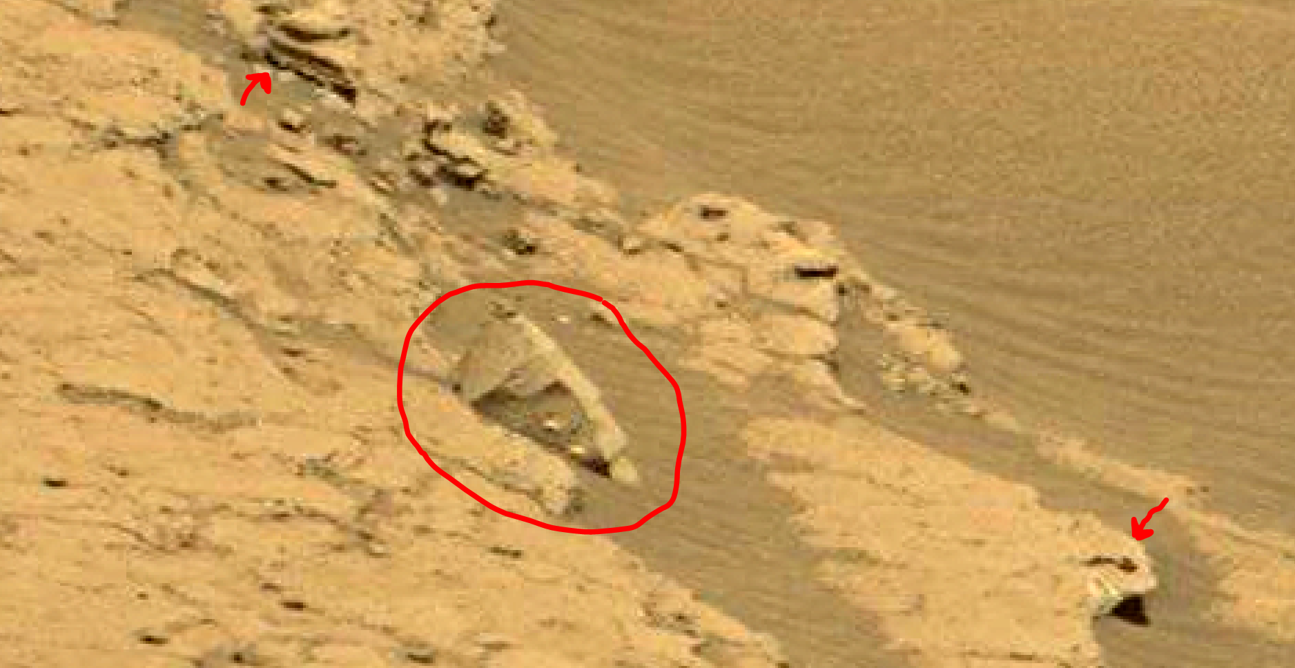 mars sol 1353 anomaly-artifacts 45 was life on mars