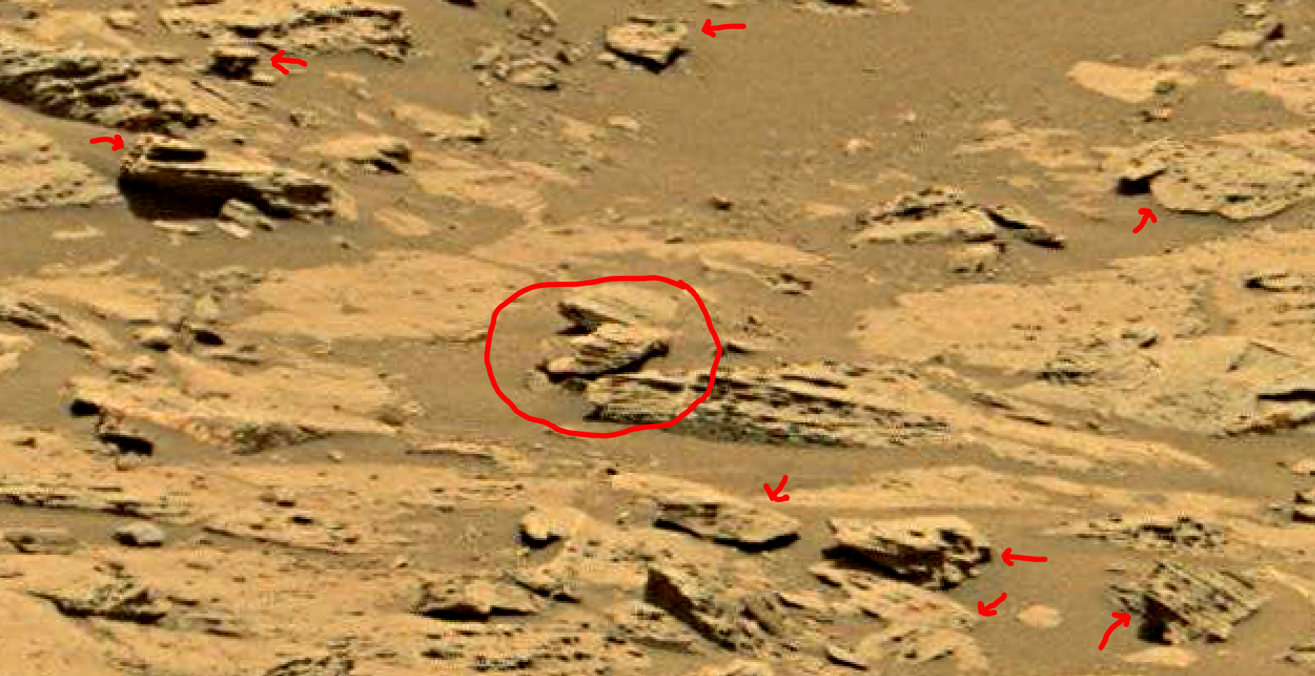 mars sol 1353 anomaly-artifacts 51 was life on mars