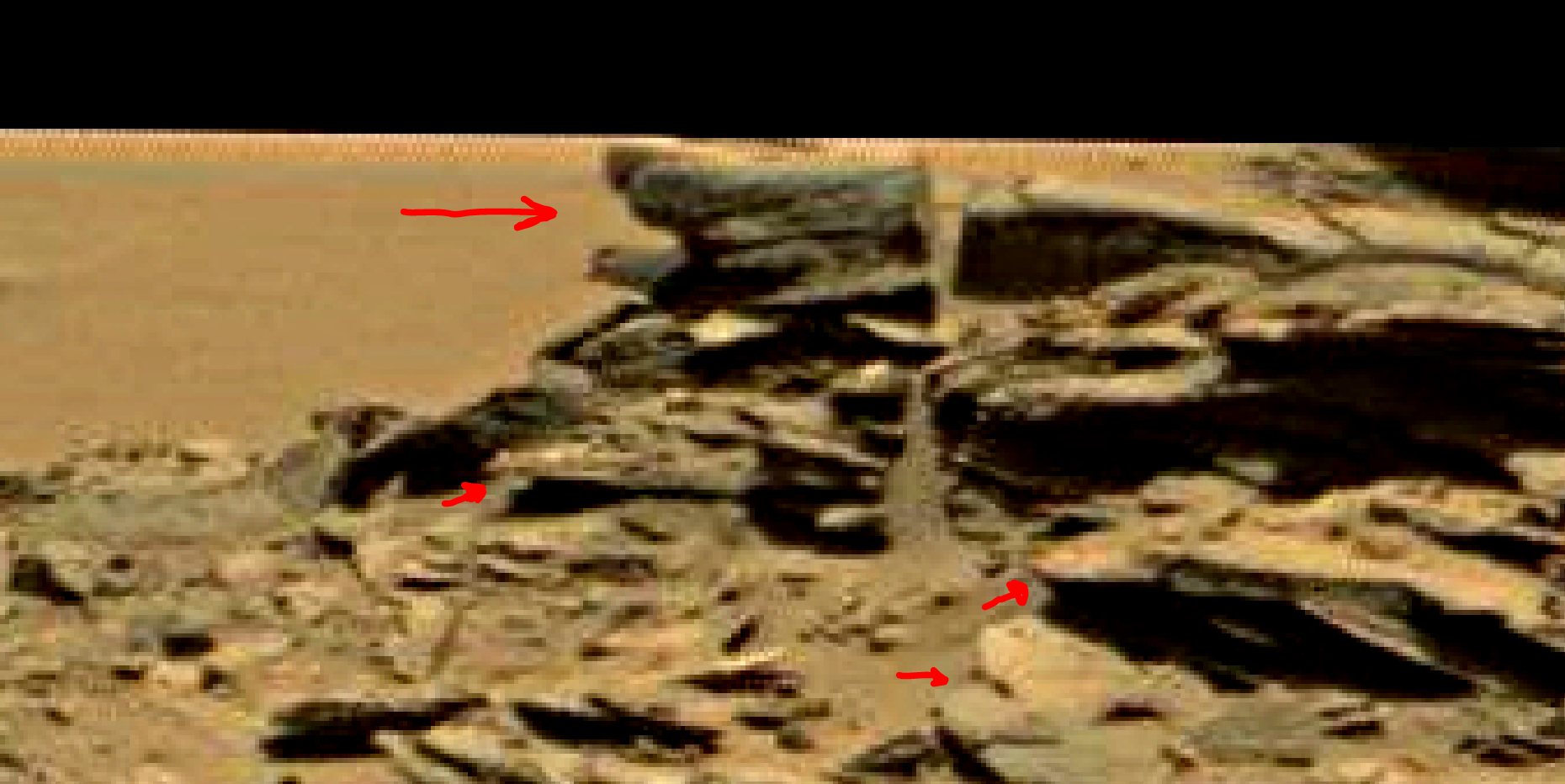 mars sol 1353 anomaly-artifacts 54a1 was life on mars