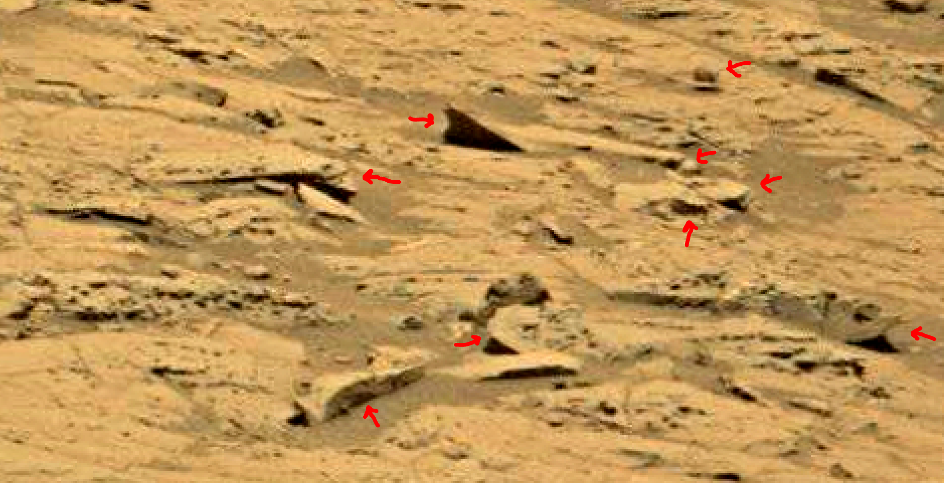 mars sol 1353 anomaly-artifacts 59 was life on mars