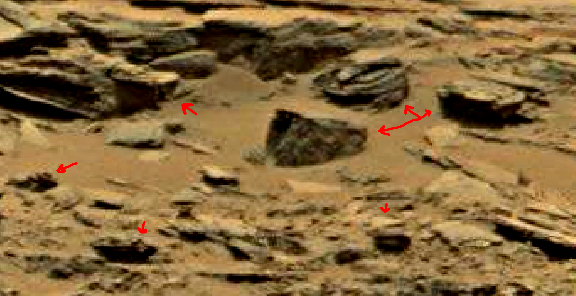 mars sol 1353 anomaly-artifacts 67 was life on mars