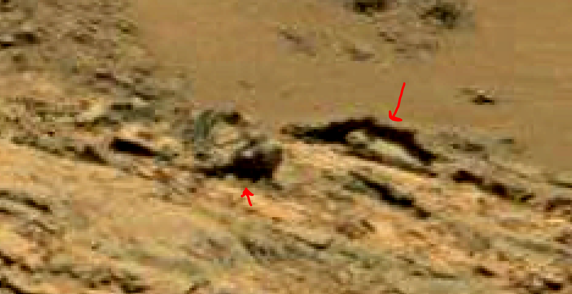 mars sol 1353 anomaly-artifacts 74 was life on mars