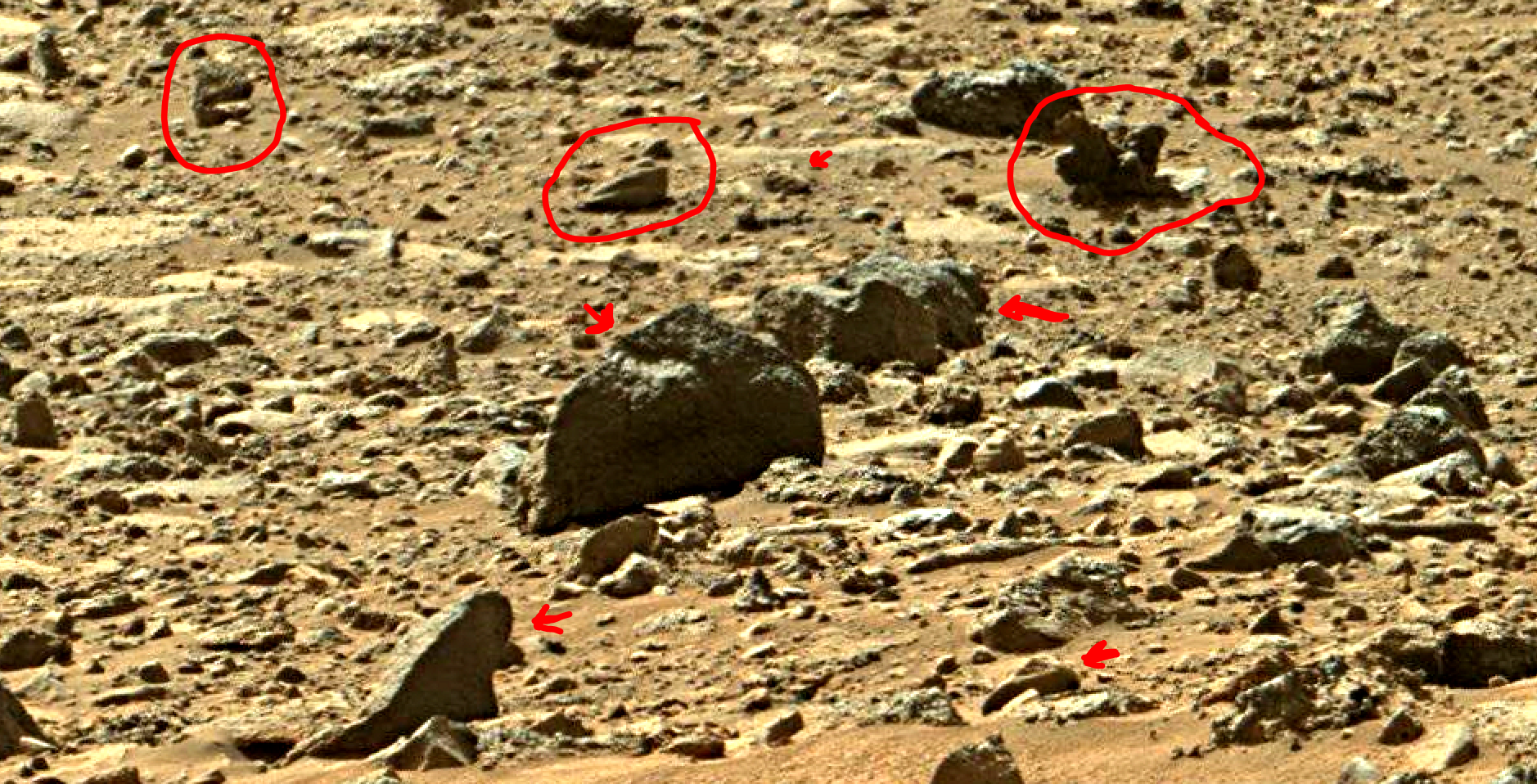 mars sol 1405 anomaly artifacts 5 was life on mars
