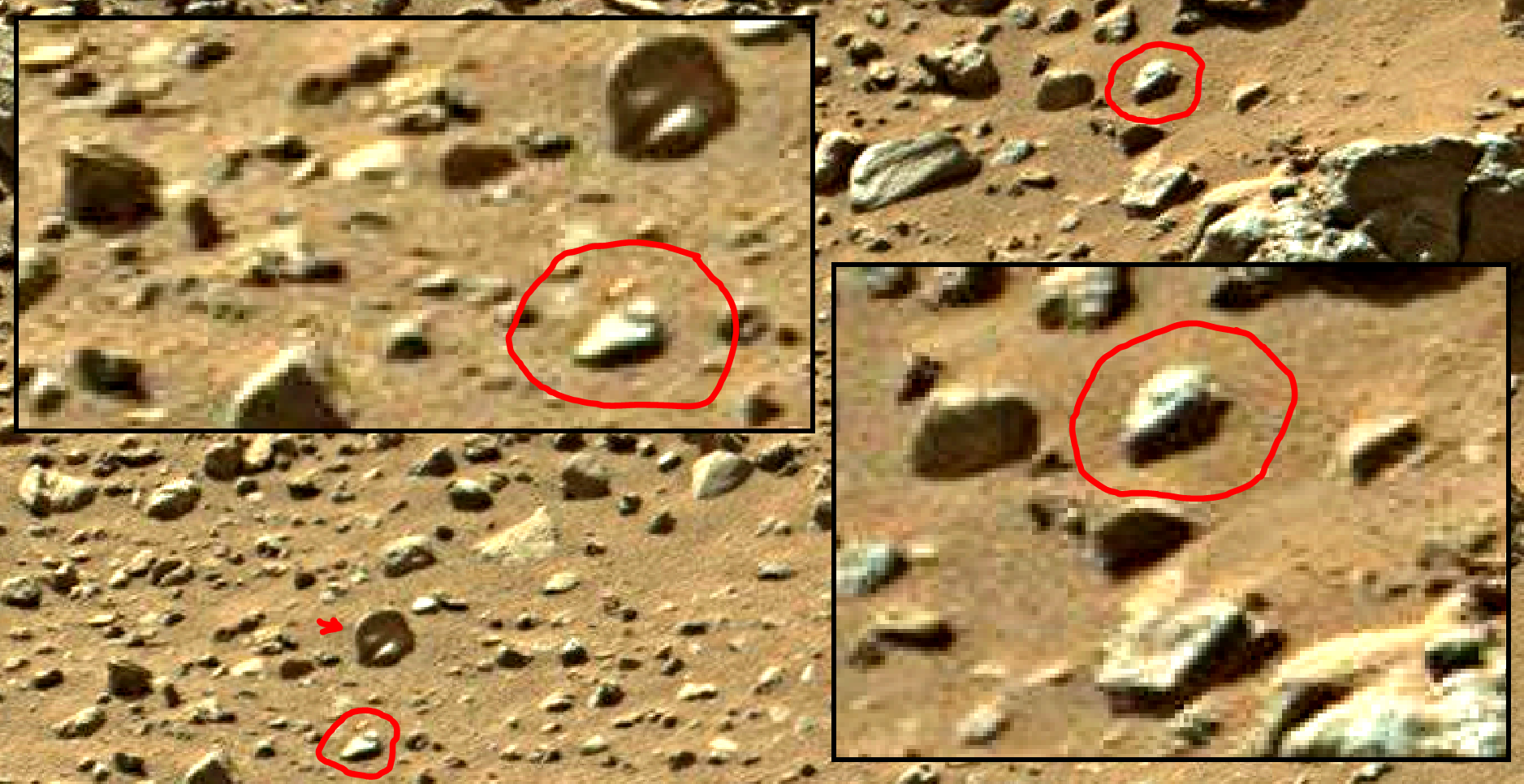 mars sol 1405 anomaly artifacts 8a3 was life on mars