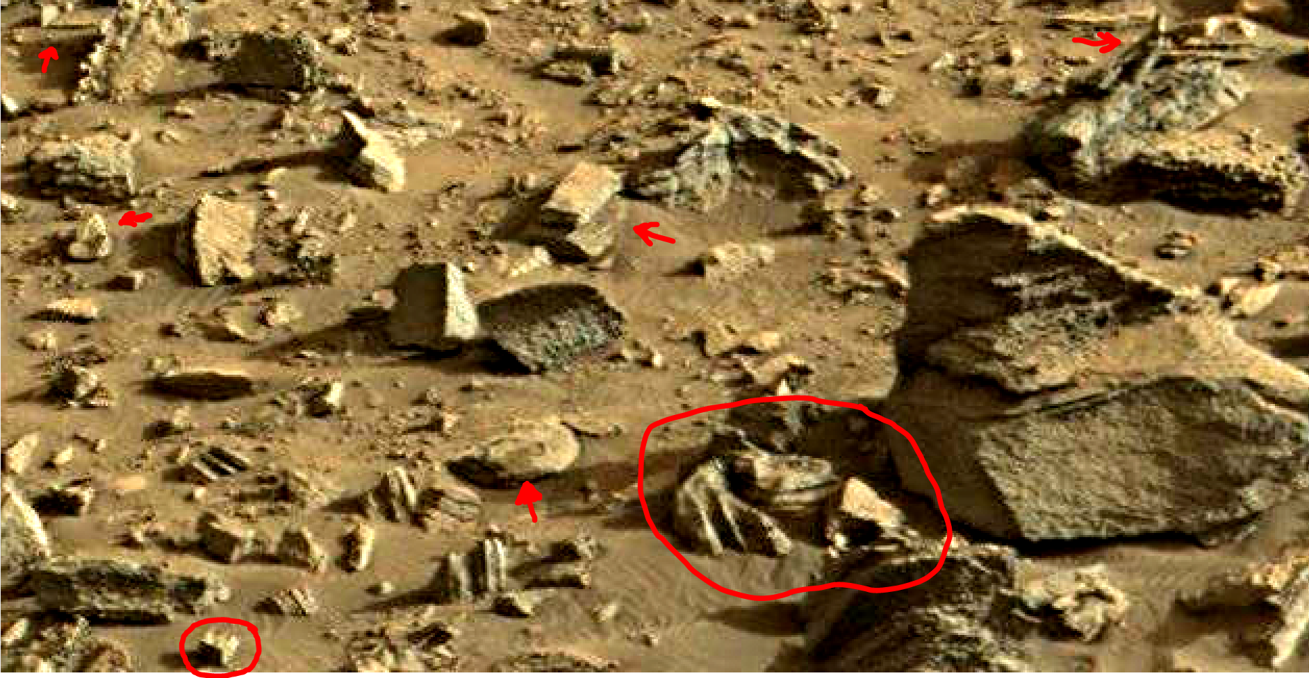 mars sol 1419 anomaly artifacts 4 was life on mars