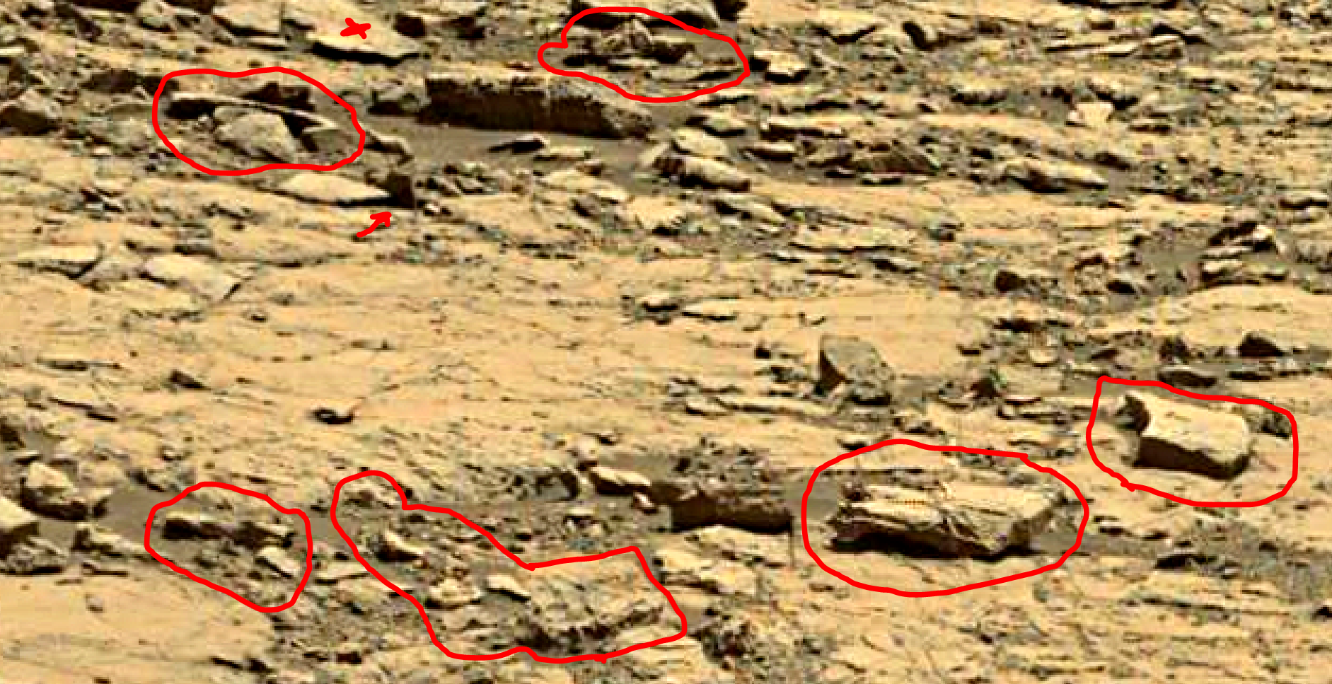 mars sol 1428 anomaly artifacts 1a was life on mars