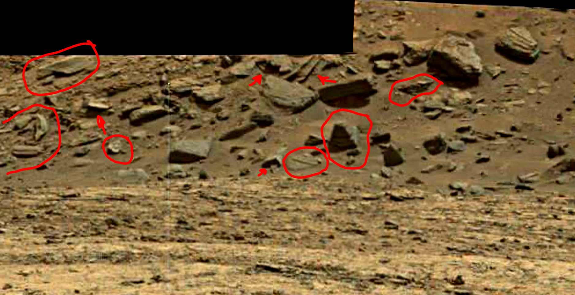 mars sol 1428 anomaly artifacts 2a was life on mars