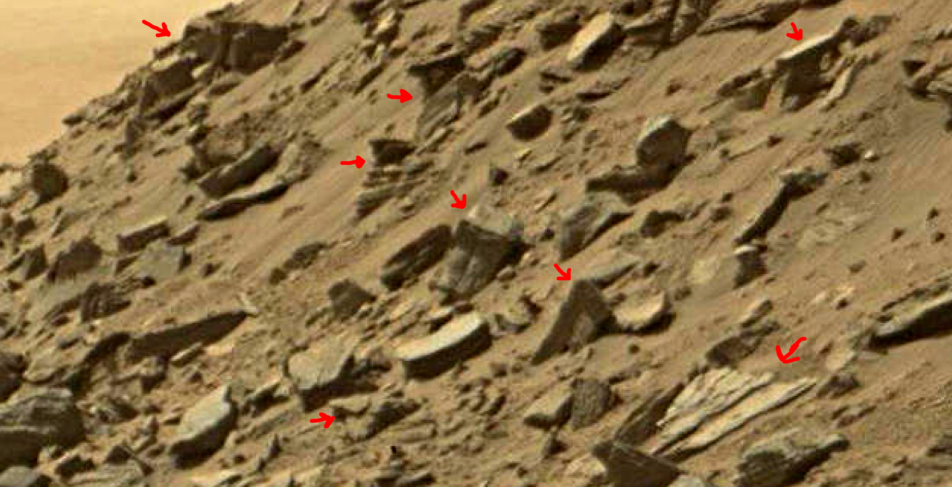 mars sol 1429 anomaly artifacts 4 was life on mars