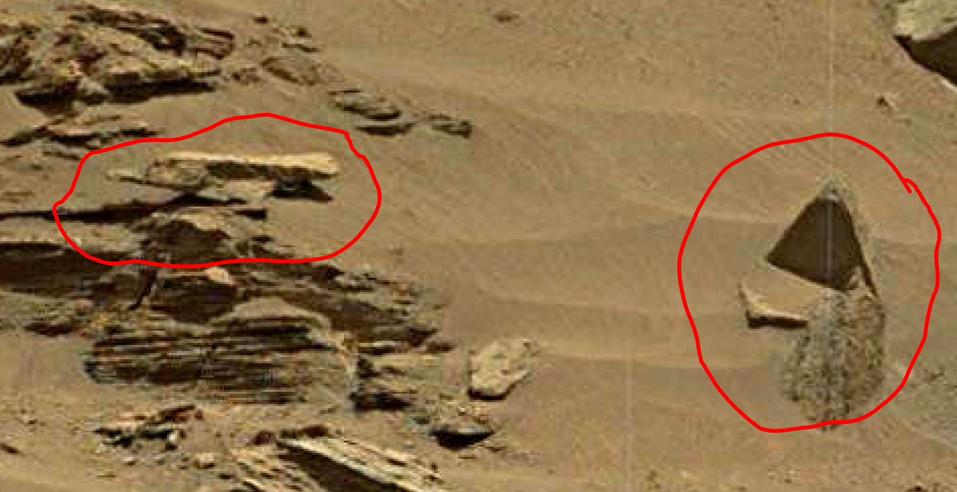 mars sol 1432 b&w anomaly artifacts 15 was life on mars