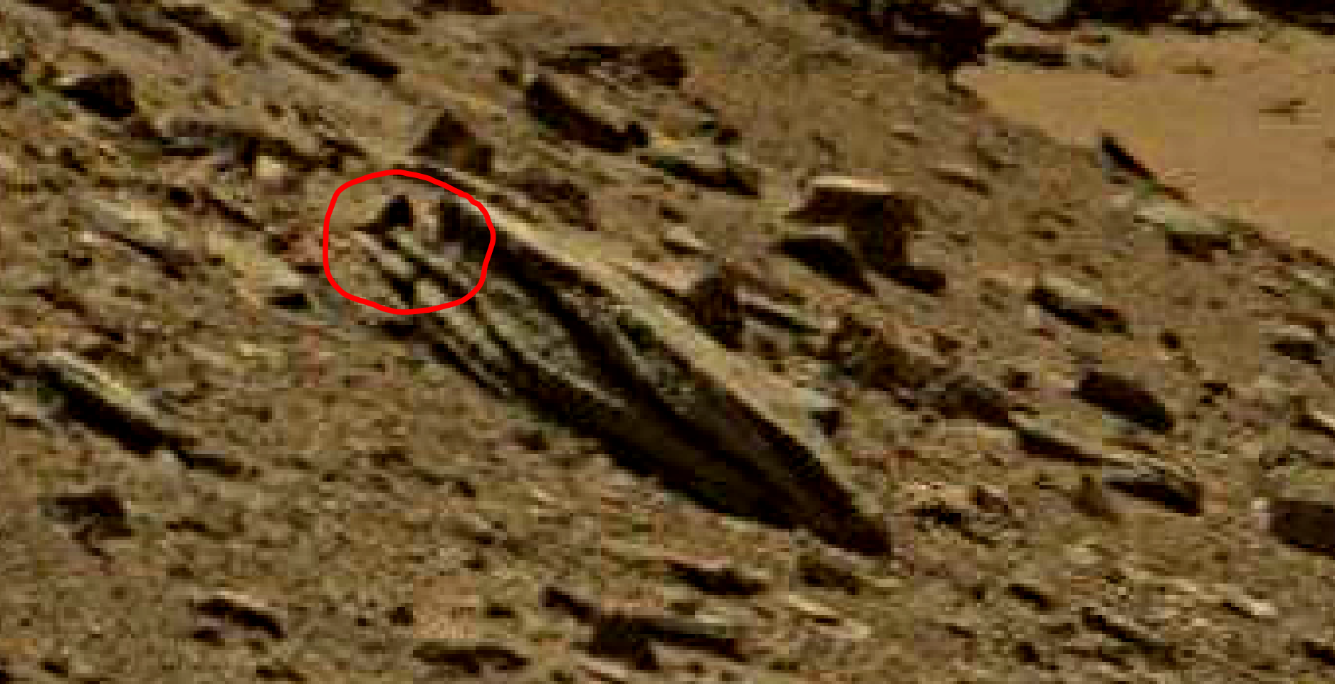 mars sol 1434 anomaly artifacts 1a was life on mars