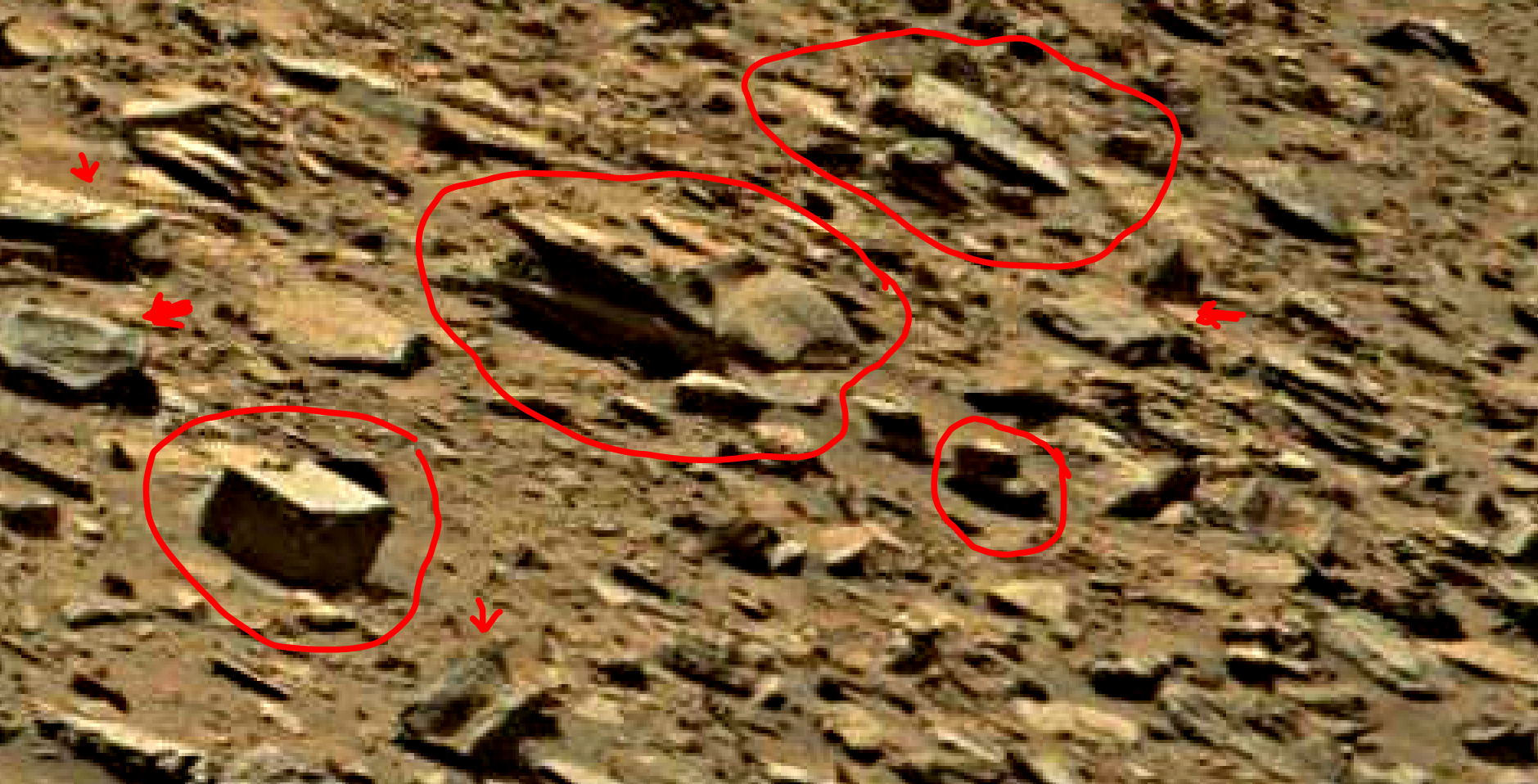 mars sol 1434 anomaly artifacts 5a was life on mars