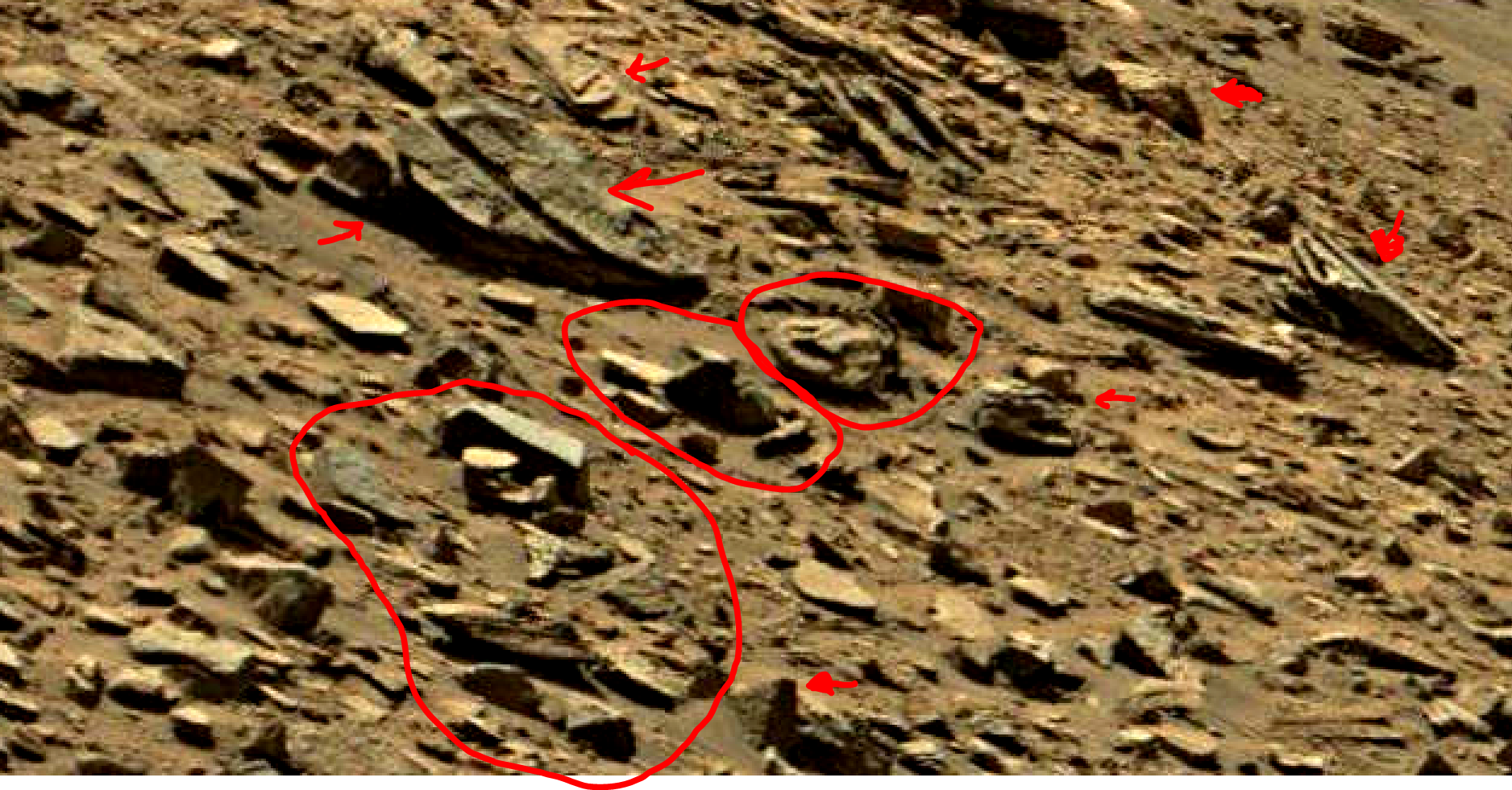mars sol 1434 anomaly artifacts 8a was life on mars