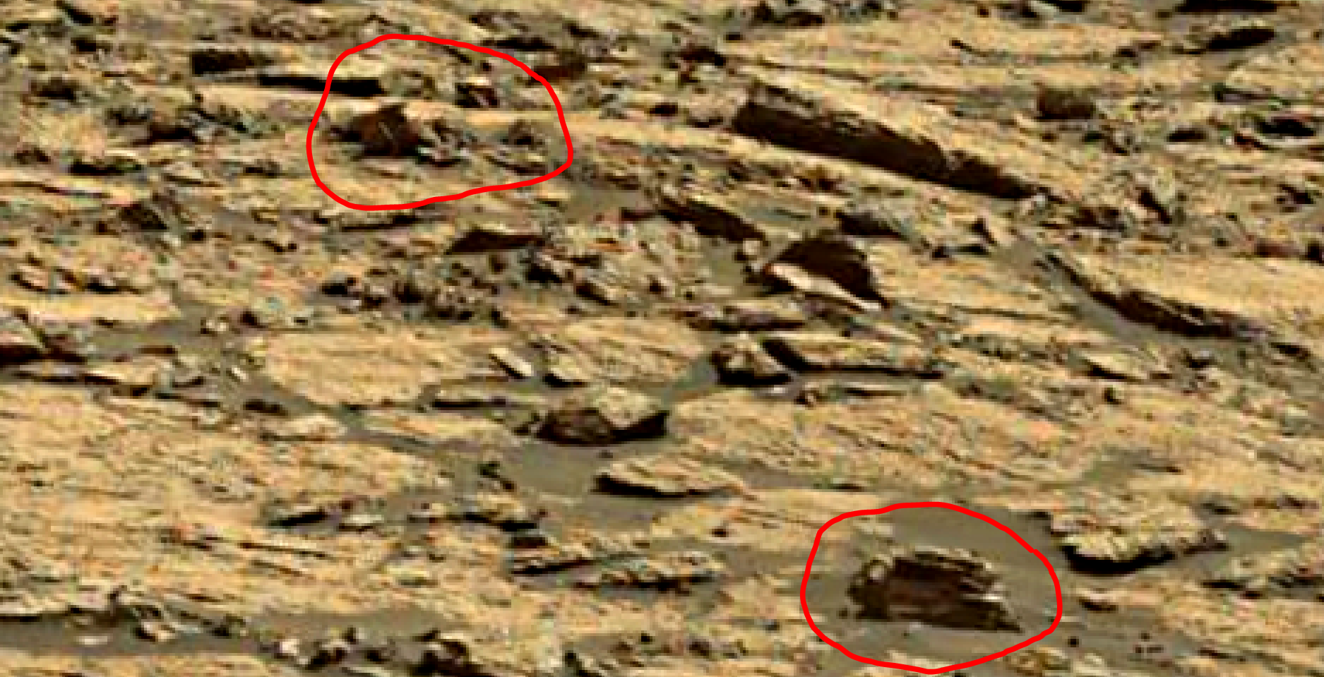 mars sol 1435 anomaly artifacts 1-1 was life on mars