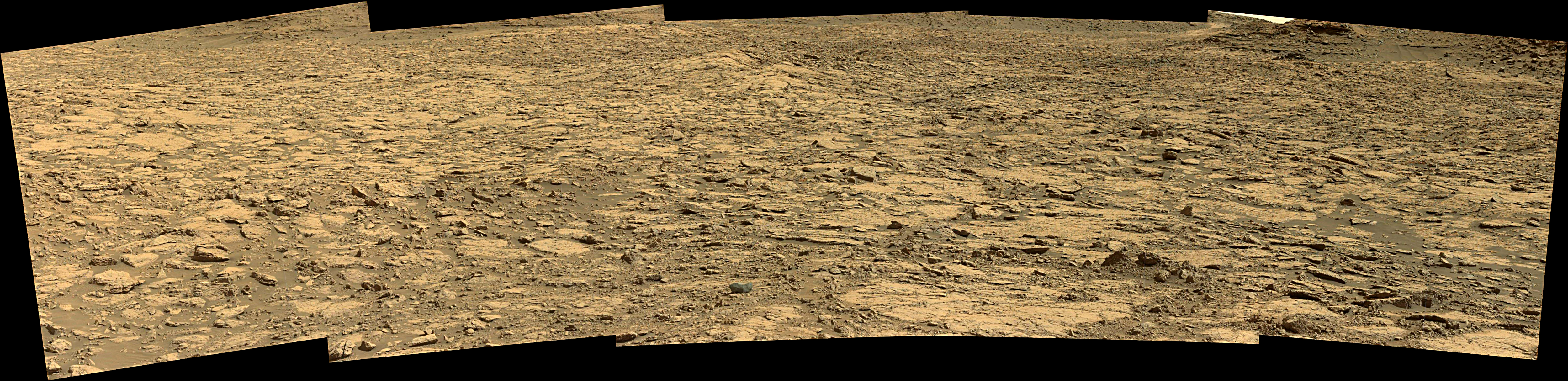 panoramic curiosity rover view 1e - sol 1435 - was life on mars