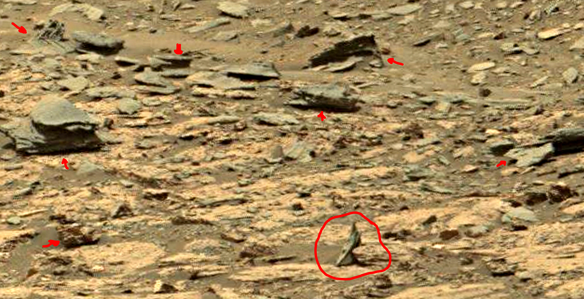 mars sol 1447 anomaly artifacts 12 - was life on mars